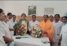 పదోన్నతి పొందిన డిప్యూటీ నర్సింగ్ సూపరిండెండెంట్ లకు క్యాపింగ్ సేర్మని